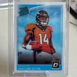 2018 Courtland Sutton Rated Rookie Panini Donruss Optic. Mint condition
